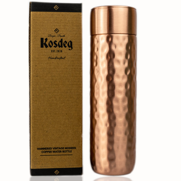 銅製水筒Copper Water Bottle 950ml D4 2点セット Set of 2 Pure Copper Water Bottles 950 ML Joint-Free Copper