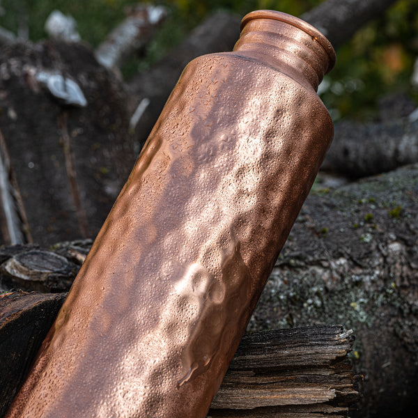 Pure Copper Water Bottle - VM - Smooth - 34 Oz / 1L – Kosdeg Online