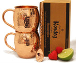 Kosdeg - Copper Moscow Mule Mugs