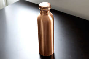 Kosdeg -  Copper Water bottle - Smooth - 34 Oz/ 1L